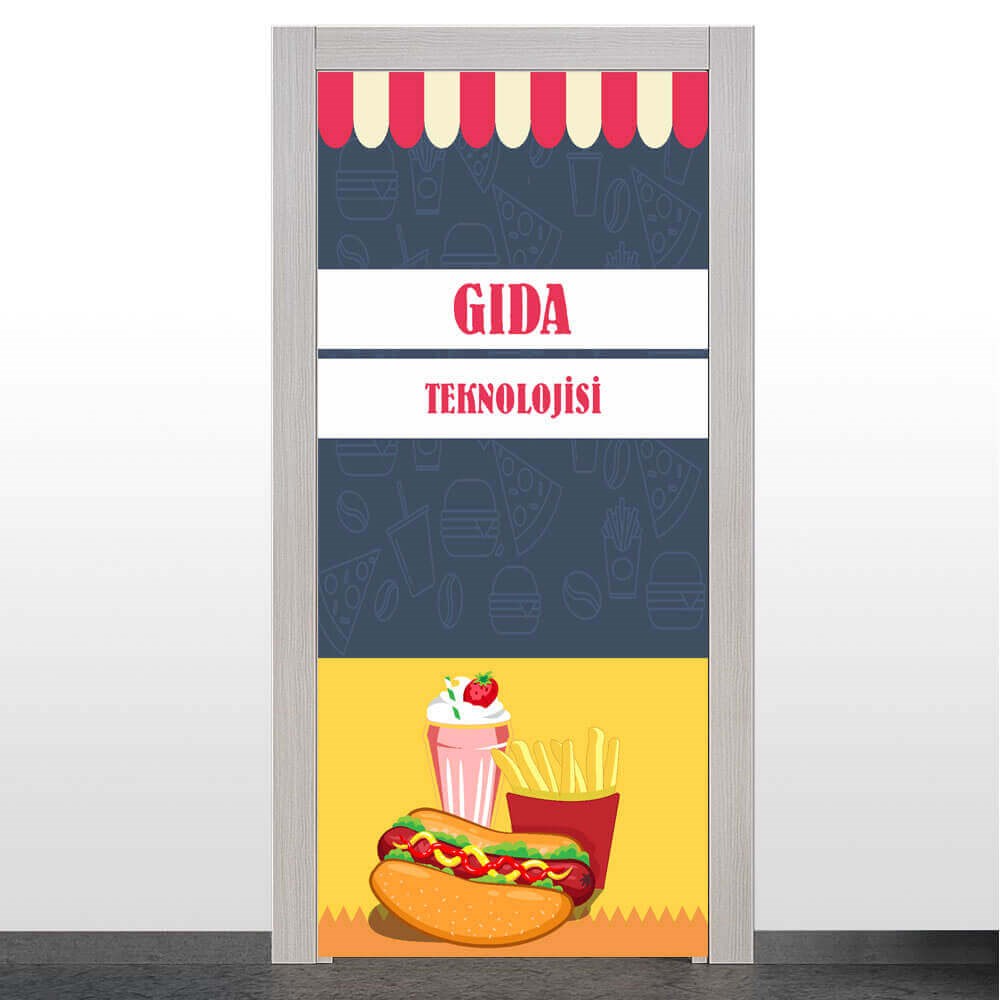 Gıda Bölümü Kapı Giydirme