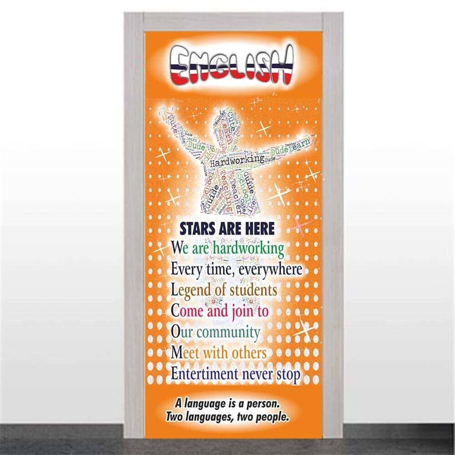 İngilizce Kapı Giydirme Yıldızlar İngilizce kapı Giydirme