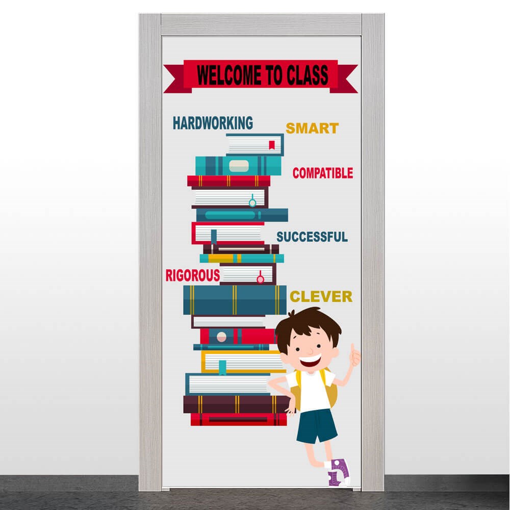 İngilizce Sınıfı Kapı Giydirme (Welcome to Class)