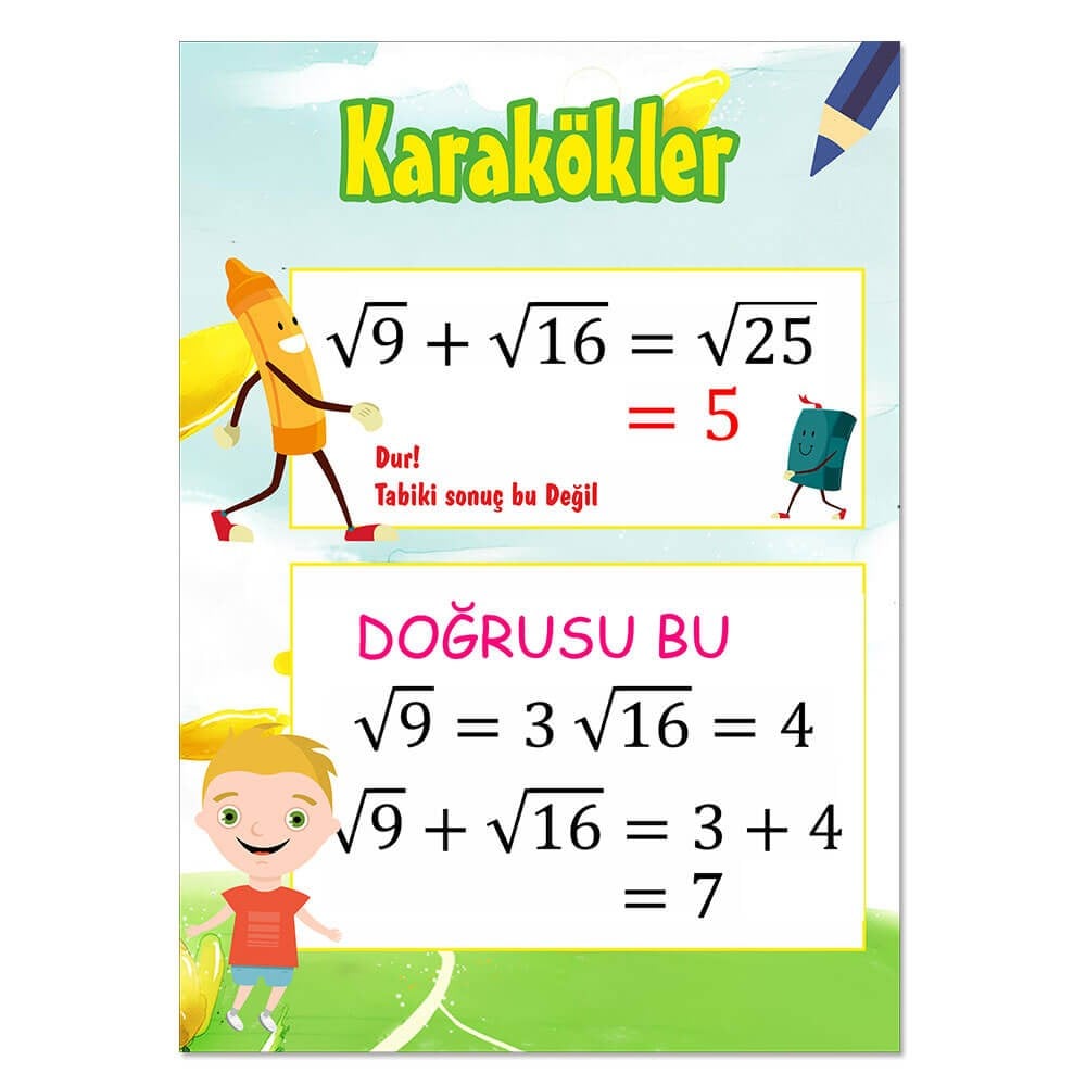 Karekökler Afişi