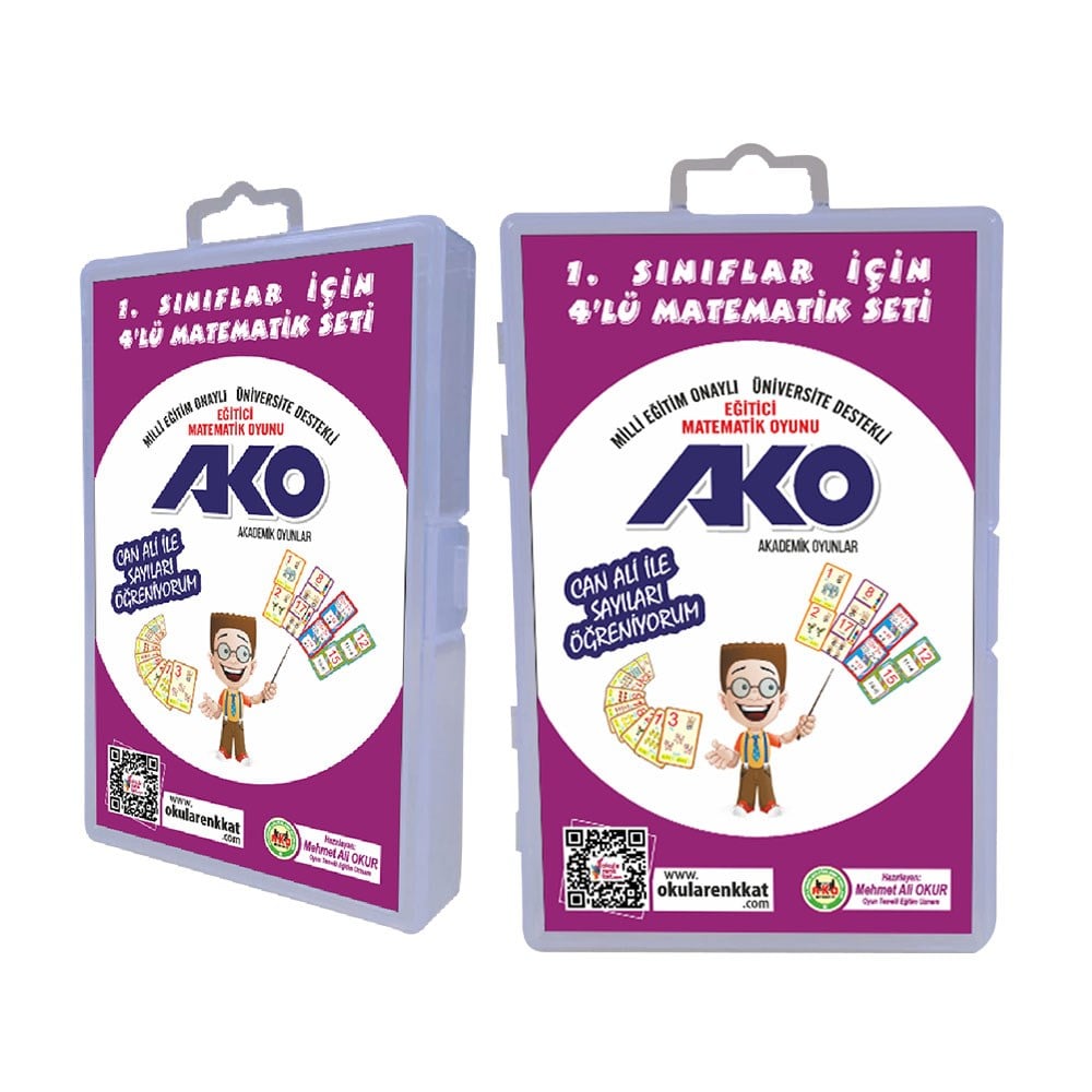 m.kart31. Sınıflar için 4'lü Matematik Seti - Matematik Oyun KartlarıMatematik Oyun KartlarıOkularenkkat