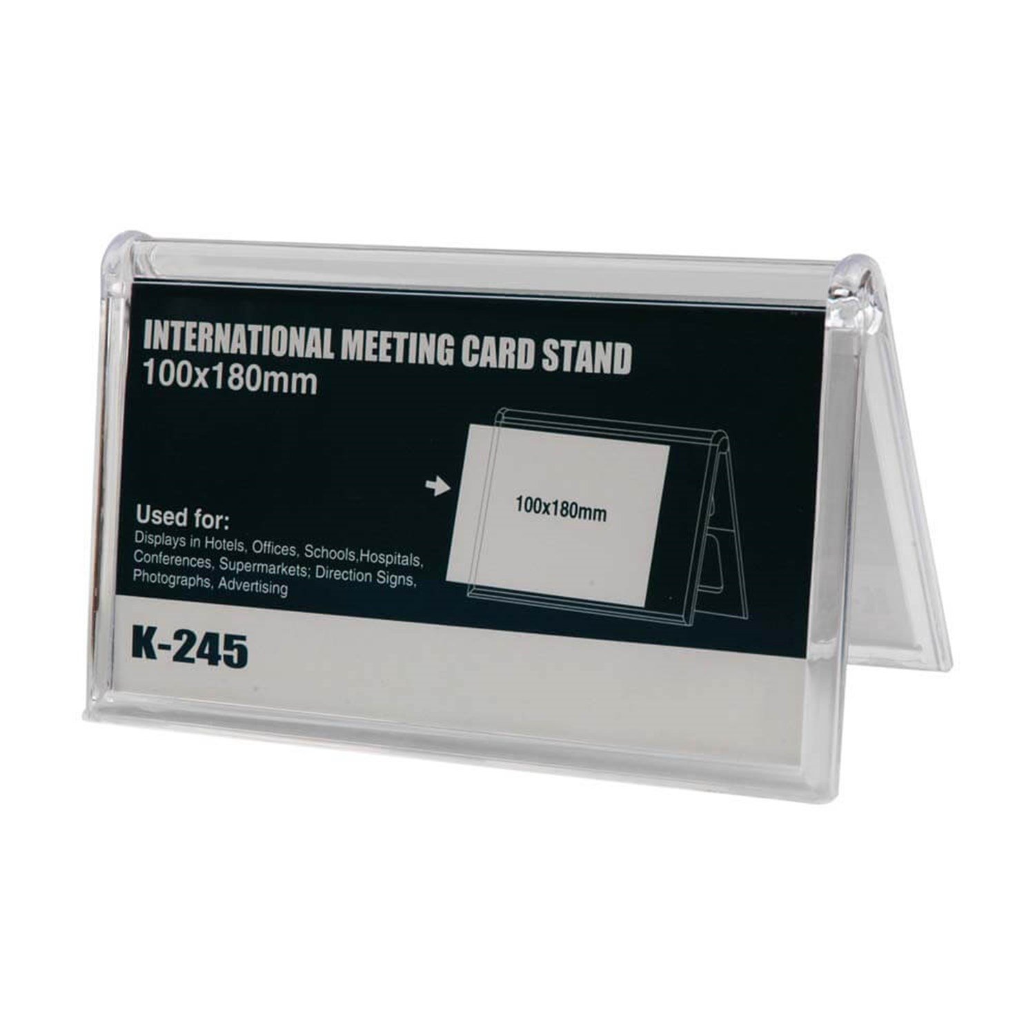 Masaüstü Menü Tutucu-Yatay(100X180mm)