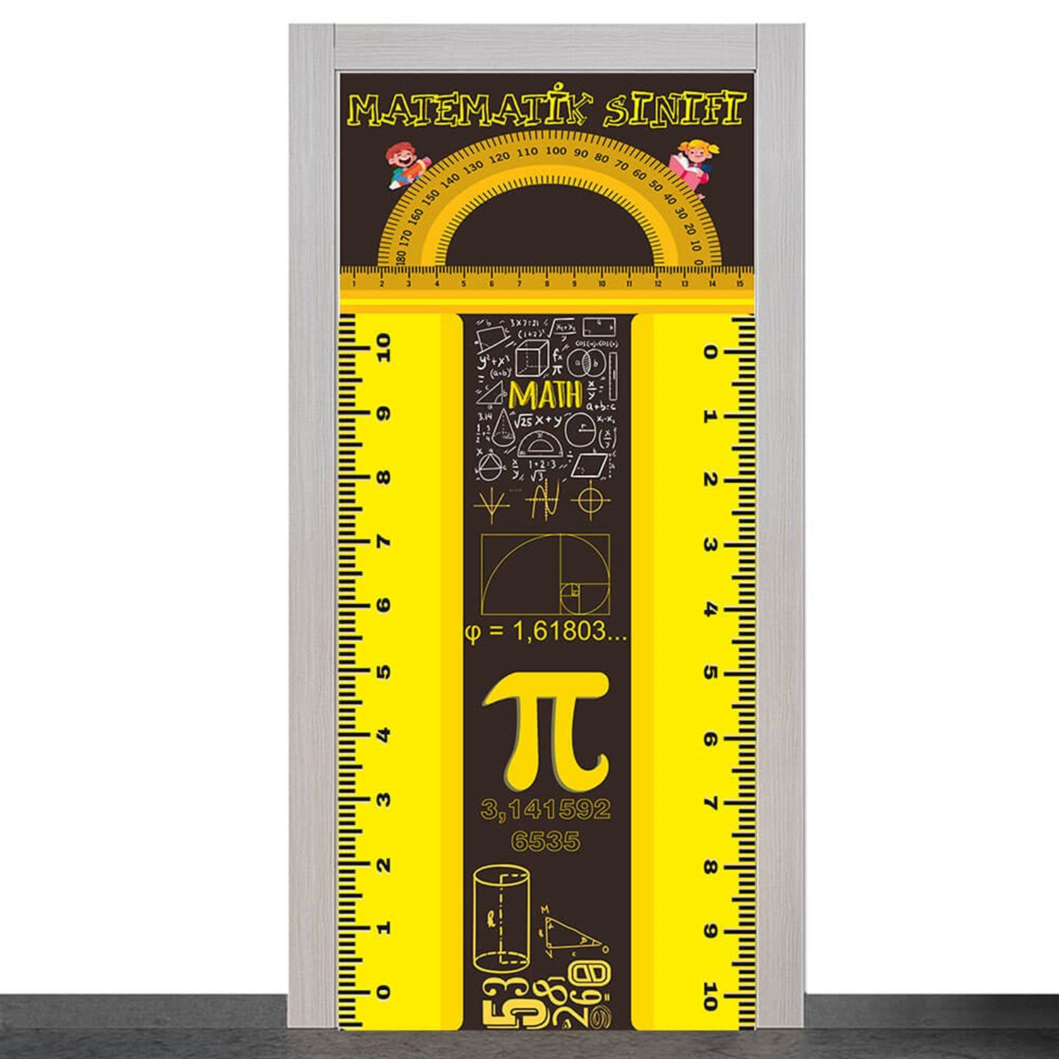 Matematik Sınıfı Kapı Giydirme