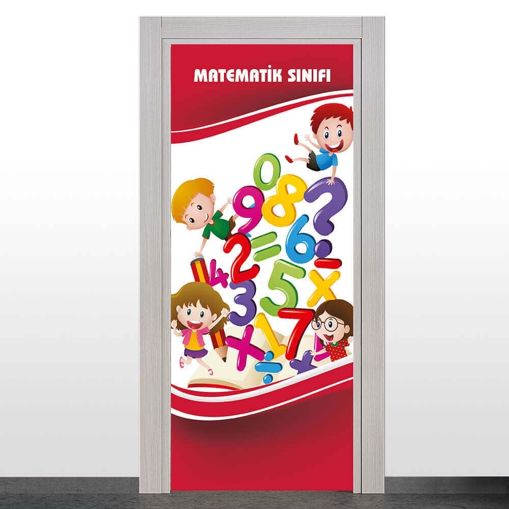 Matematik Sınıfı Kapı Giydirme