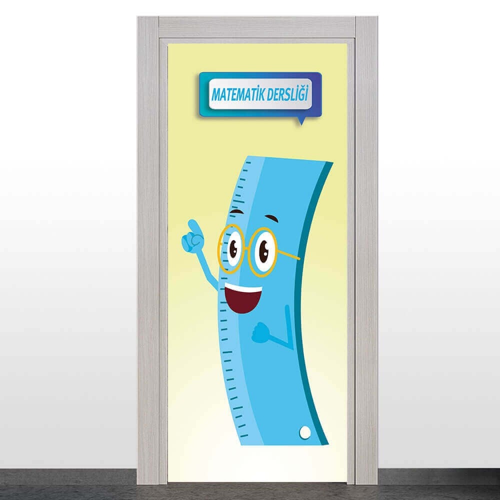 Matematik Sınıfı Kapı Giydirme