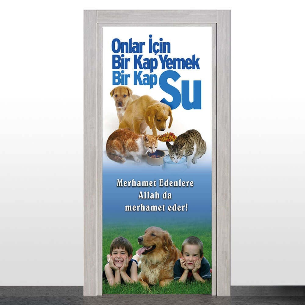 Merhamet Temalı Kapı Giydirme 