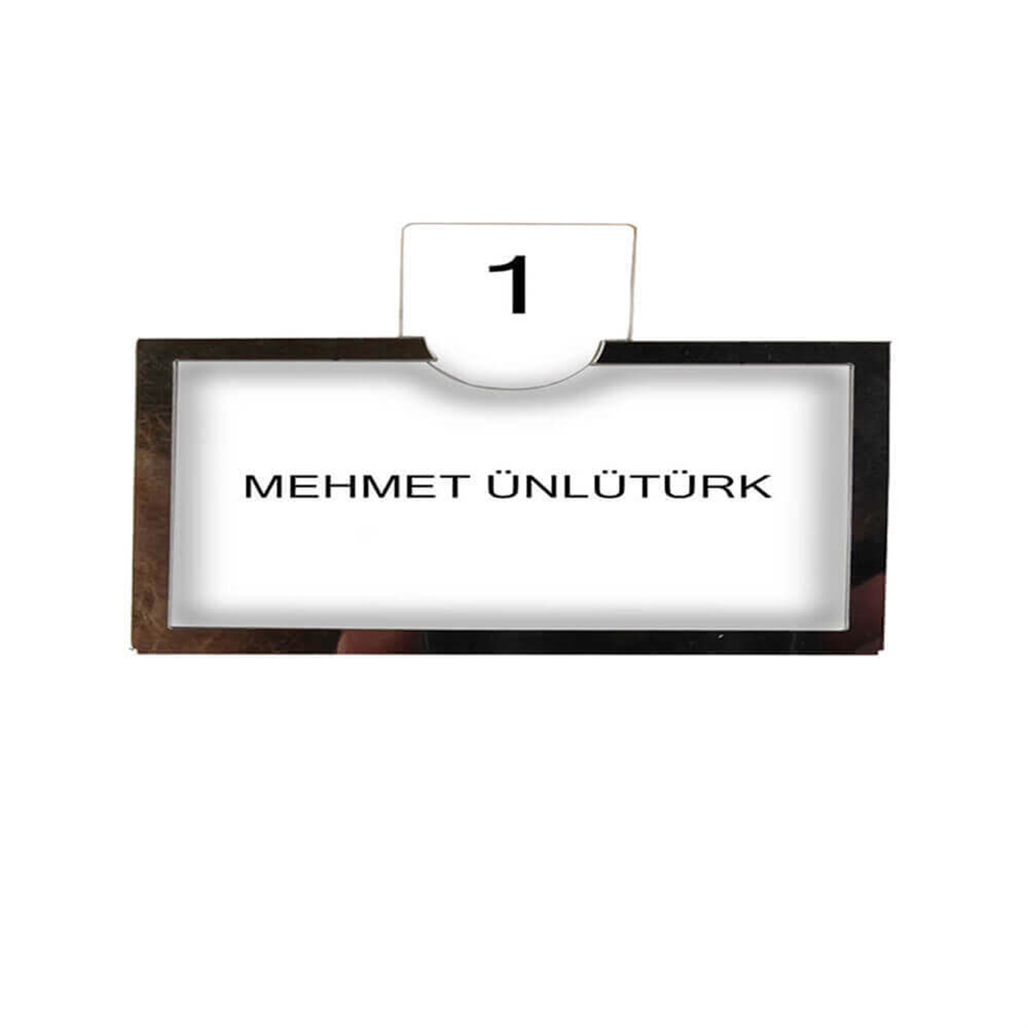 Öğrenci ve Öğretmen Dolap İsimliği (3.5x6.5 cm)