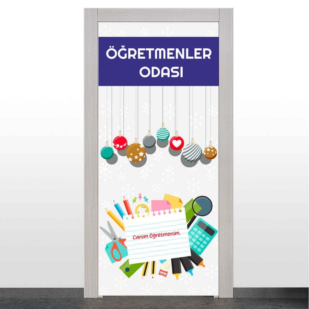 Öğretmenler Odası Kapı Giydirme