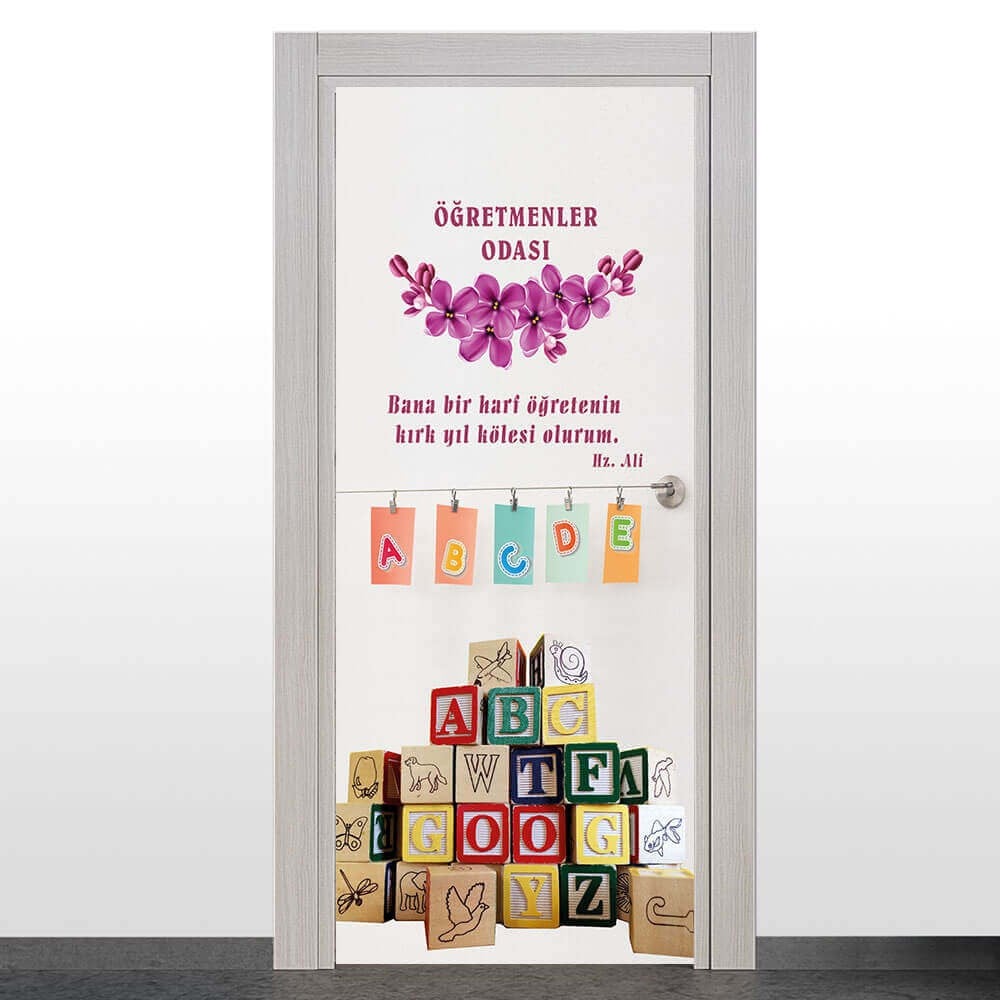 Öğretmenler Odası Kapı Giydirme
