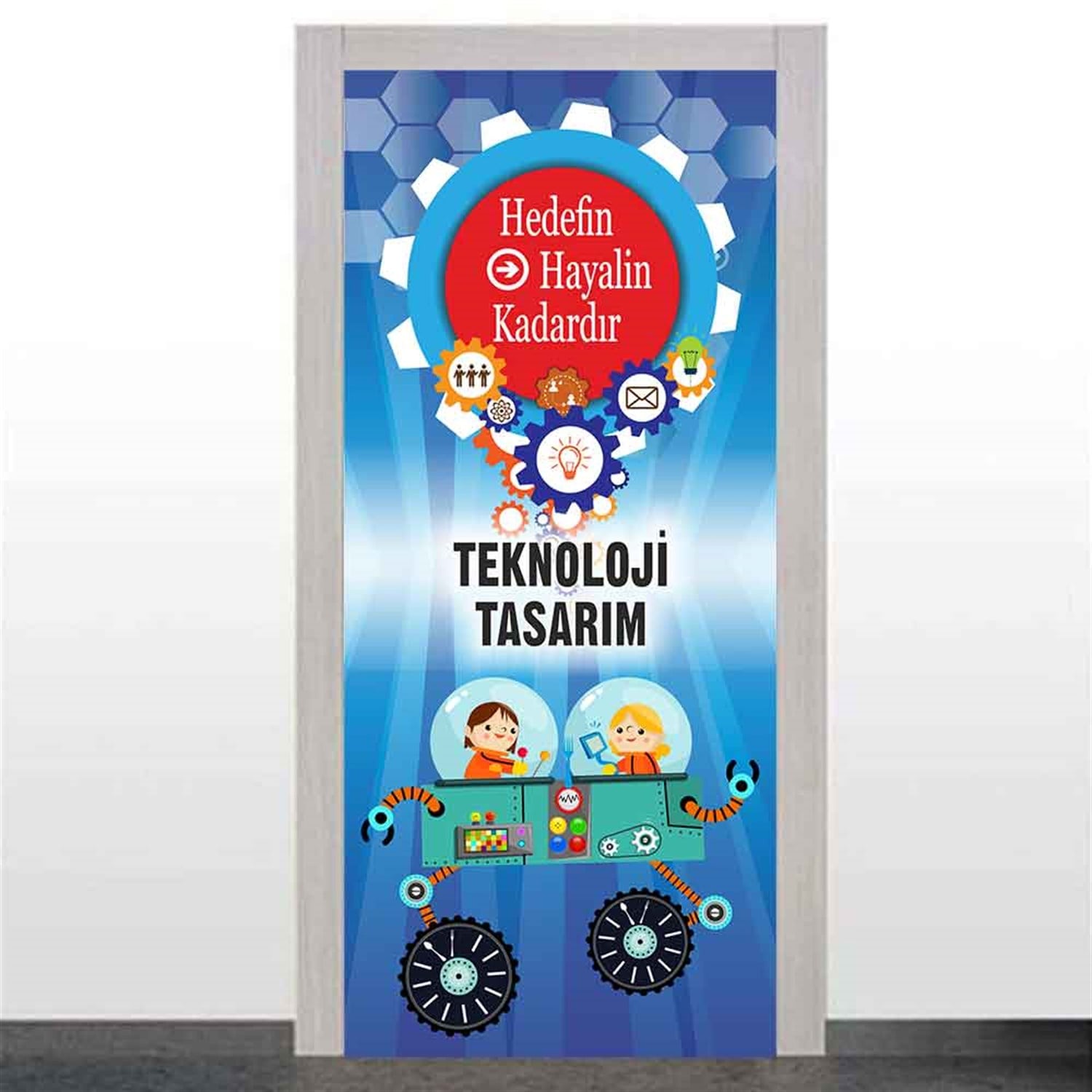 Ortaokul Kapıları Kapı Giydirme Teknoloji Tasarım Sınıfı