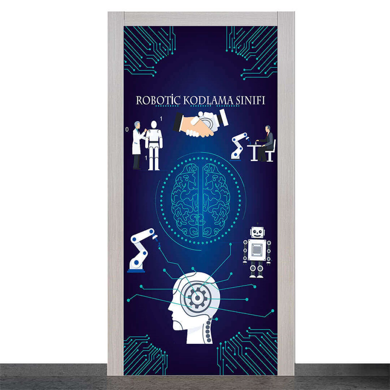 Robotik Kodlama Kapı Giydirme Modeli