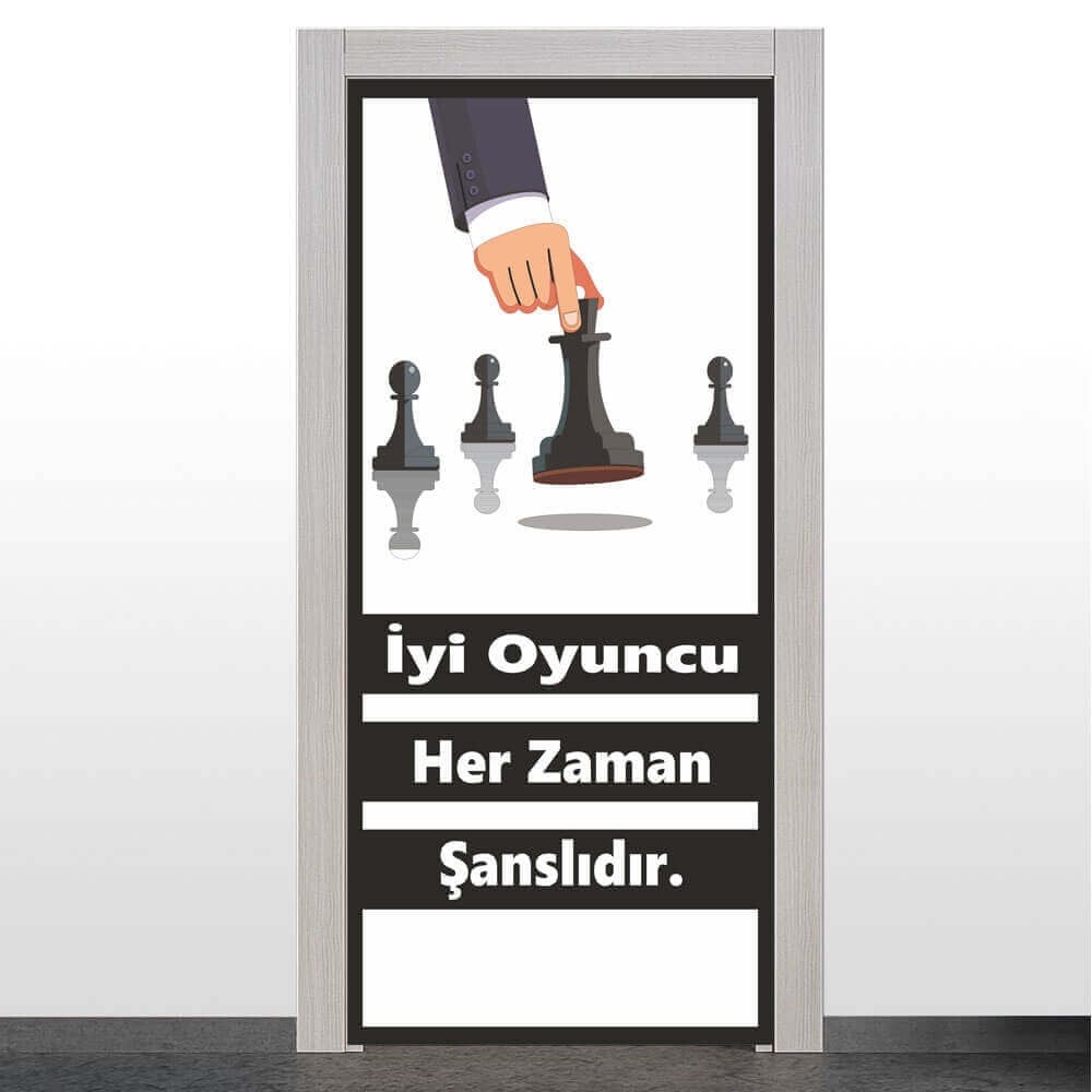 Satranç Sınıfı Kapı Giydirme