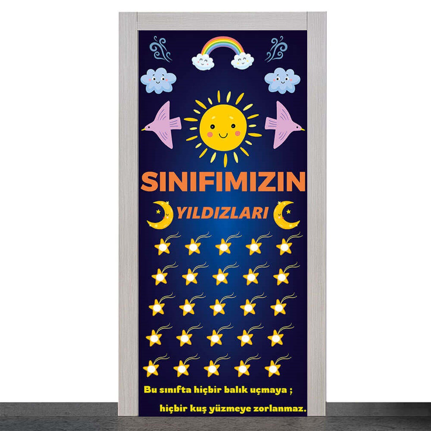 Sınıfımızın Yıldızları Kapı Giydirme