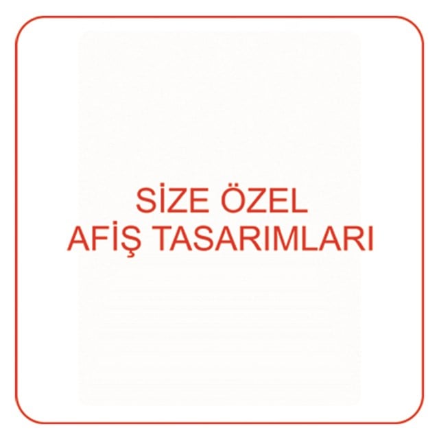 Size Özel Dekota Üzerine Afiş Tasarımları
