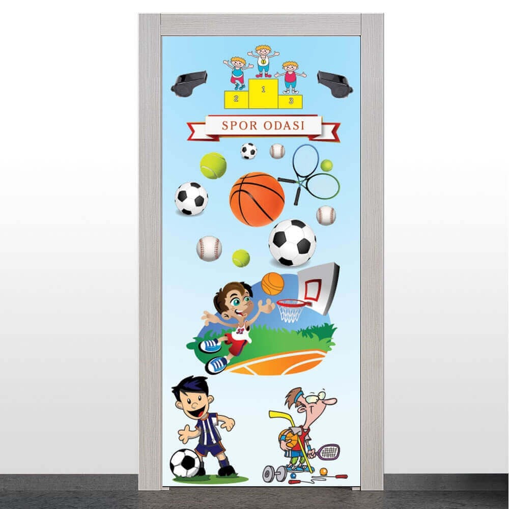 Spor Odası Kapı Giydirme 2