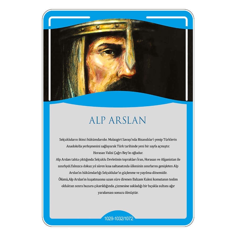 Türk Büyükleri - Alparslan Afişi