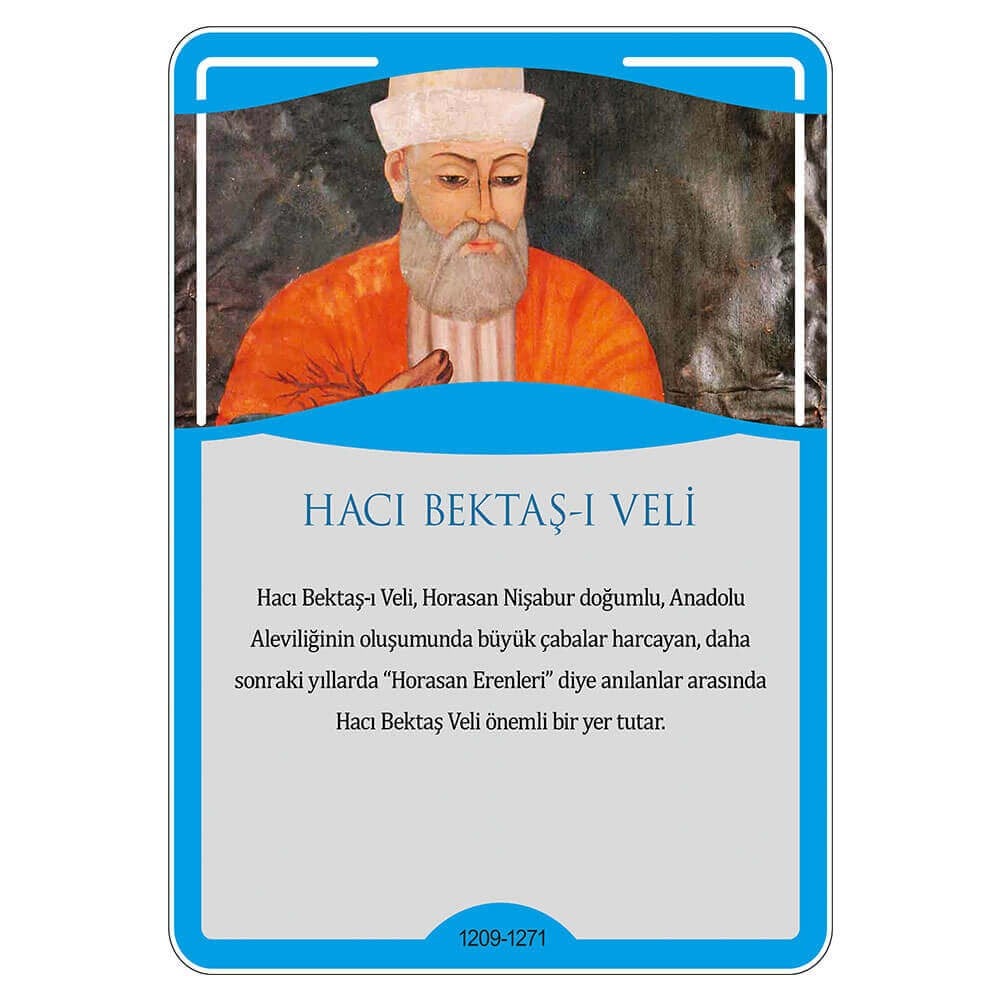 Türk Büyükleri - Hacı Bektaş-ı Veli Afişi
