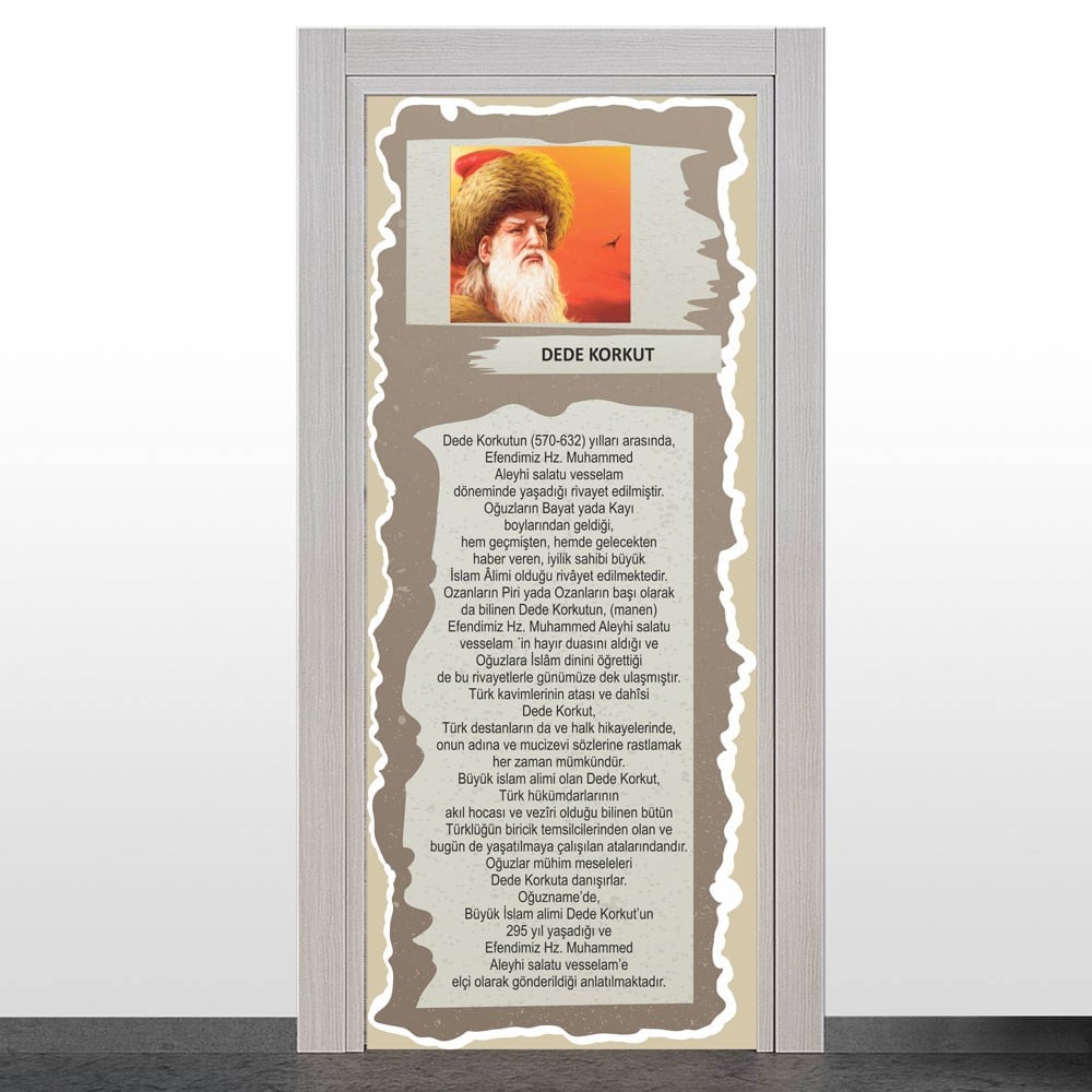 Türk Büyükleri Kapı Giydirme (Dede Korkut)