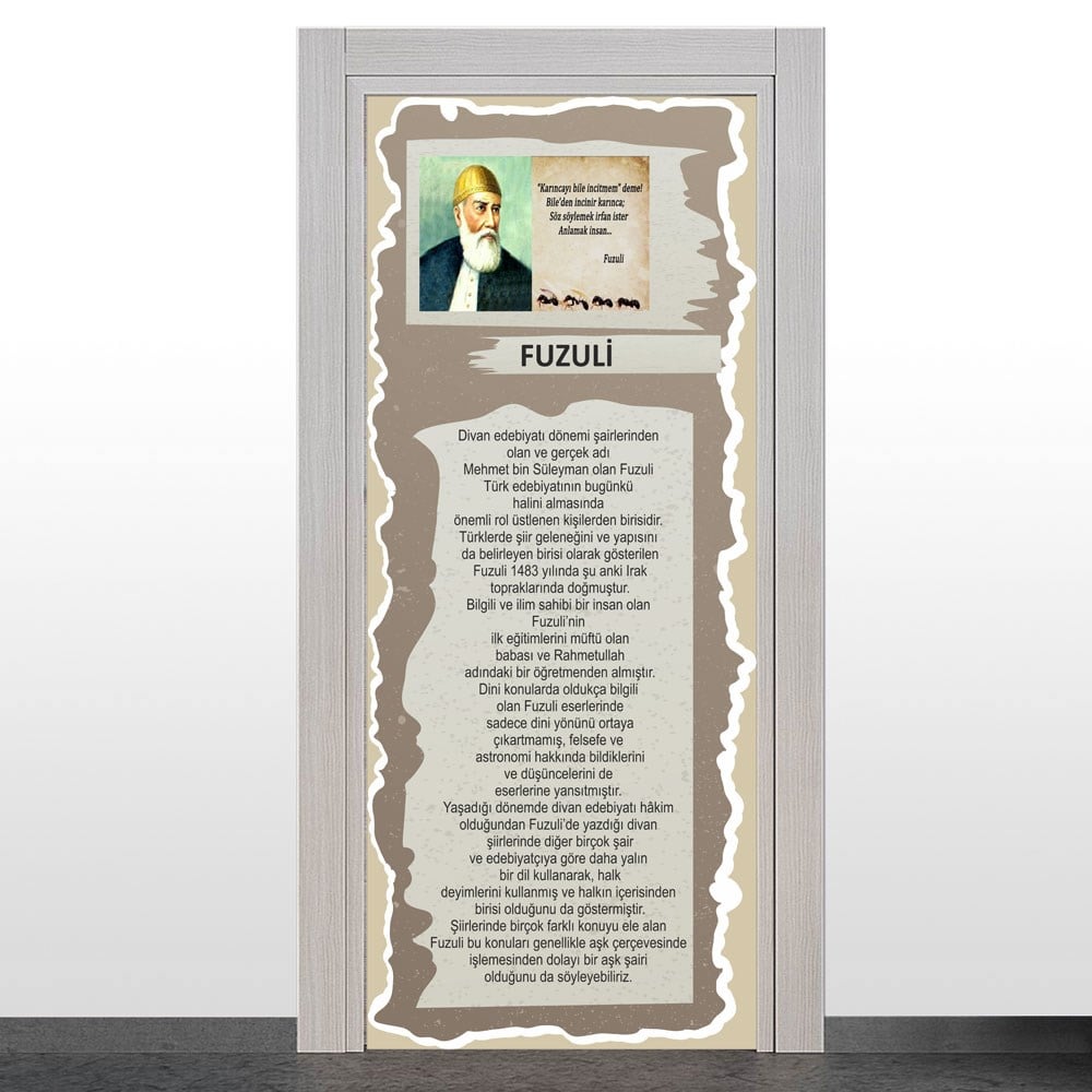 Türk Büyükleri Kapı Giydirme (Fuzuli)