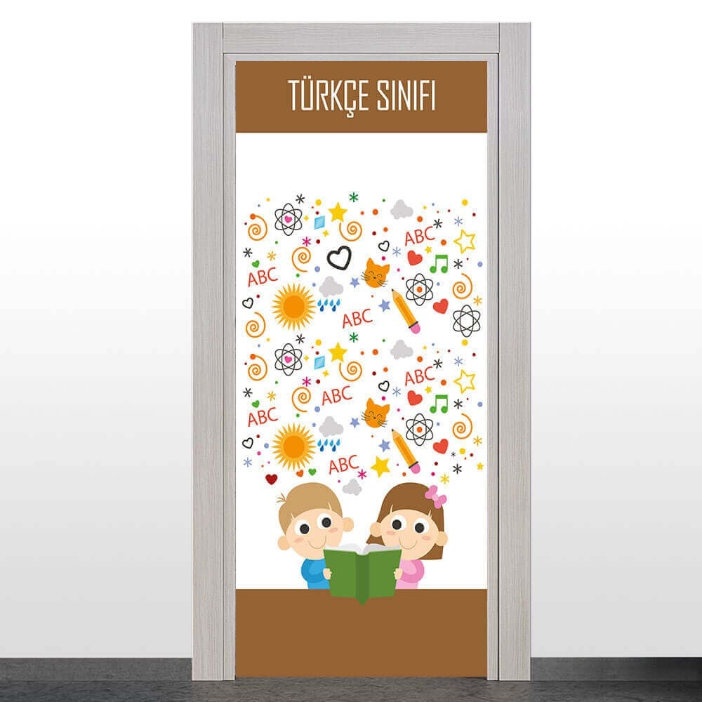 Türkçe Sınıfı Kapı Giydirme