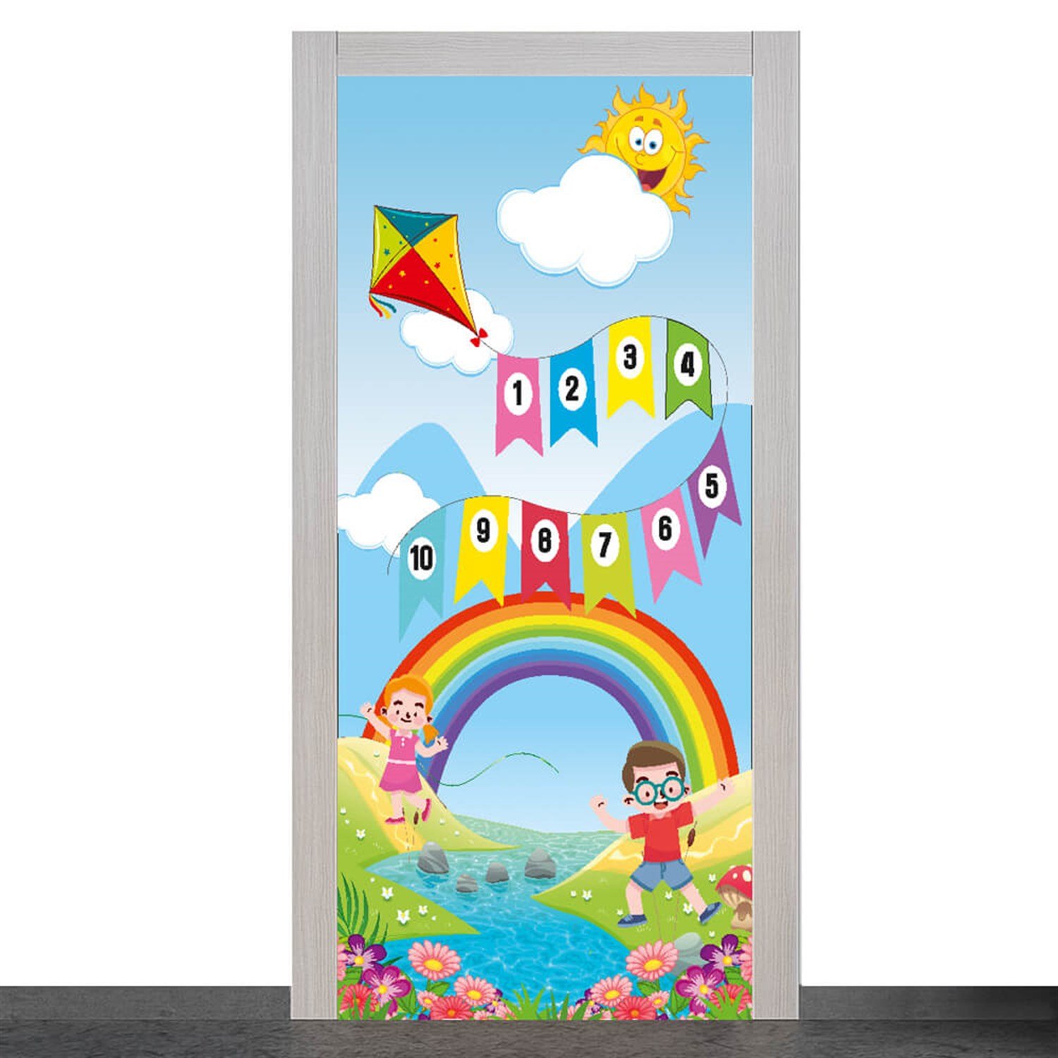 Uçurtma Kapı Giydirme / Anasınıfı & İlkokul Kapı Giydirme