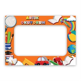 Artık Okuyorum Hatıra Çerçevesi