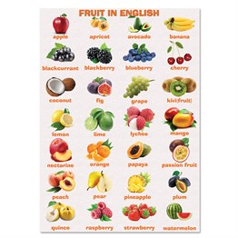 Fruit in English Afişi
