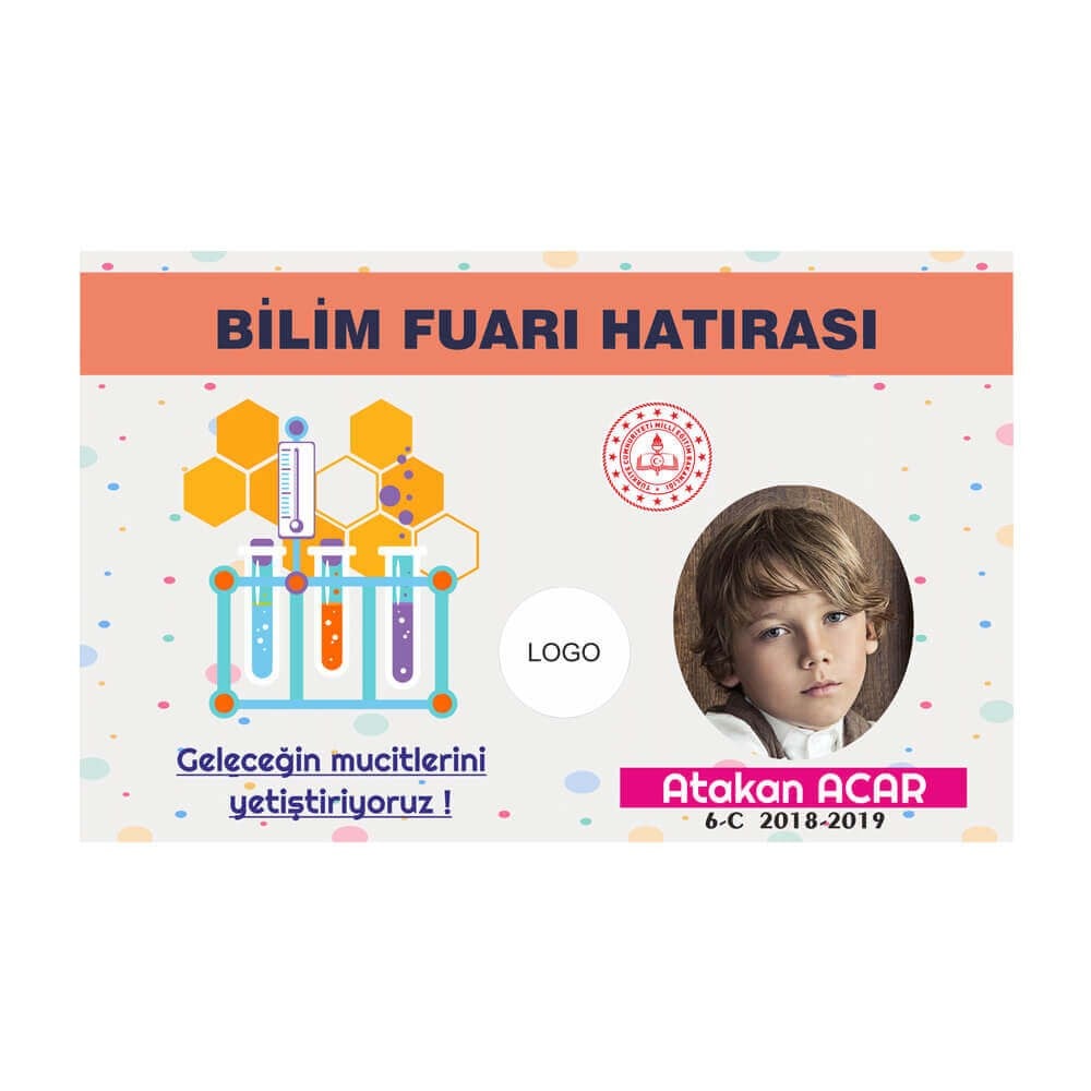  Bilim Fuarı Hatıra Magneti (Resimli - İsimli)