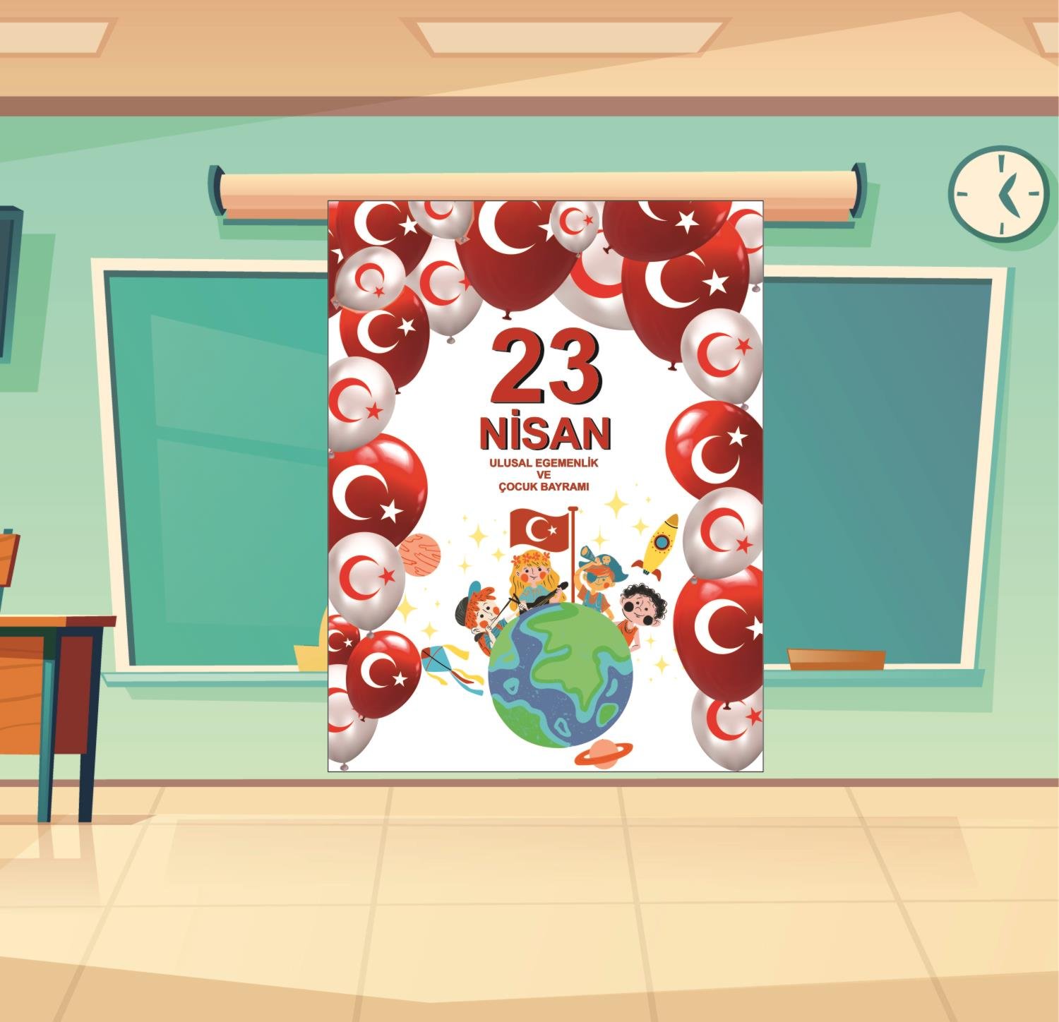 1234567823 Nisan Temalı Arka FonArka FonOkularenkkat