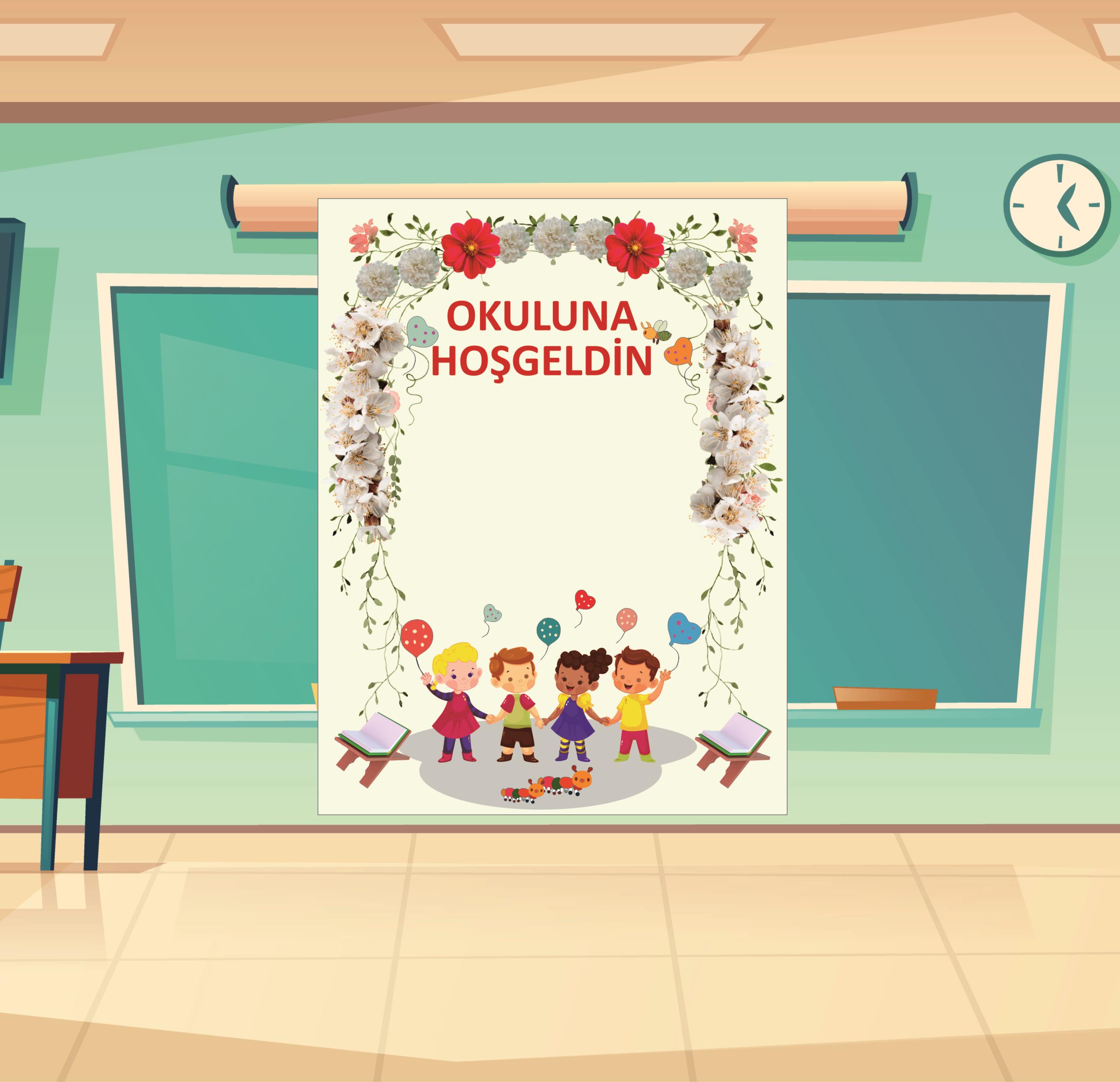 123456Okuluna Hoşgeldin arka fon Arka FonOkularenkkat