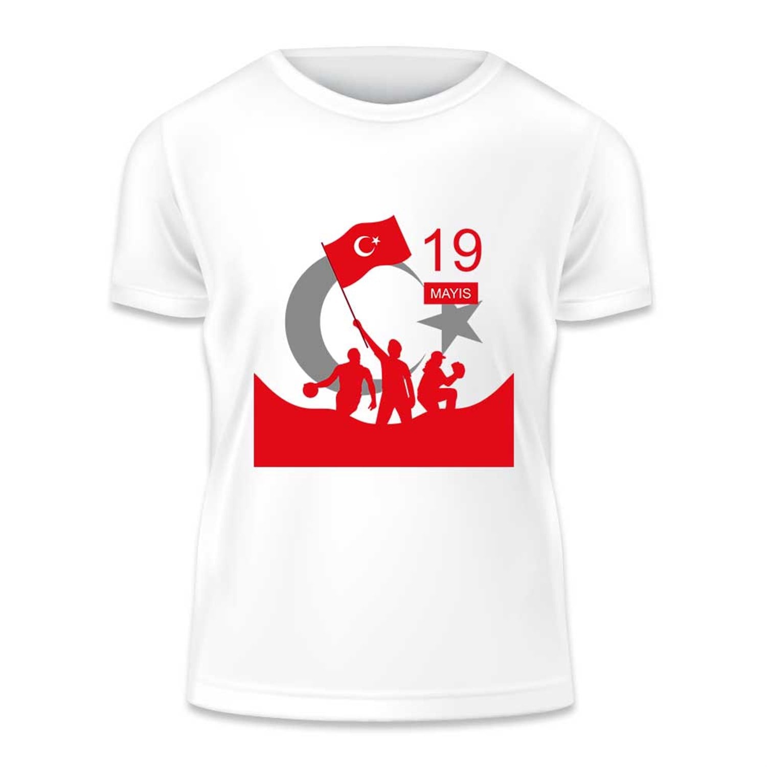 19 Mayıs Bayrak Tişörtü
