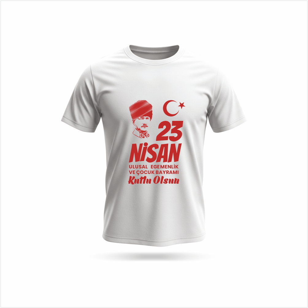 23BT01723 Nisan Tişörtü23 Nisan TişörtleriOkularenkkat