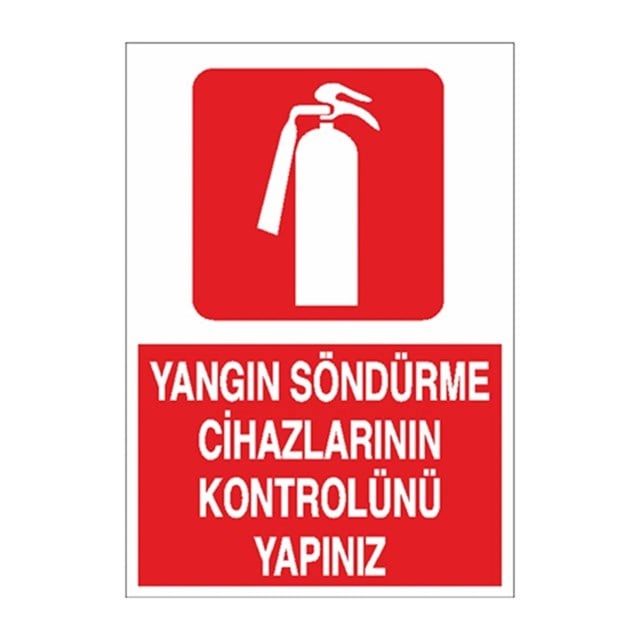 Yangın Söndürme Cihaz Kontrolü