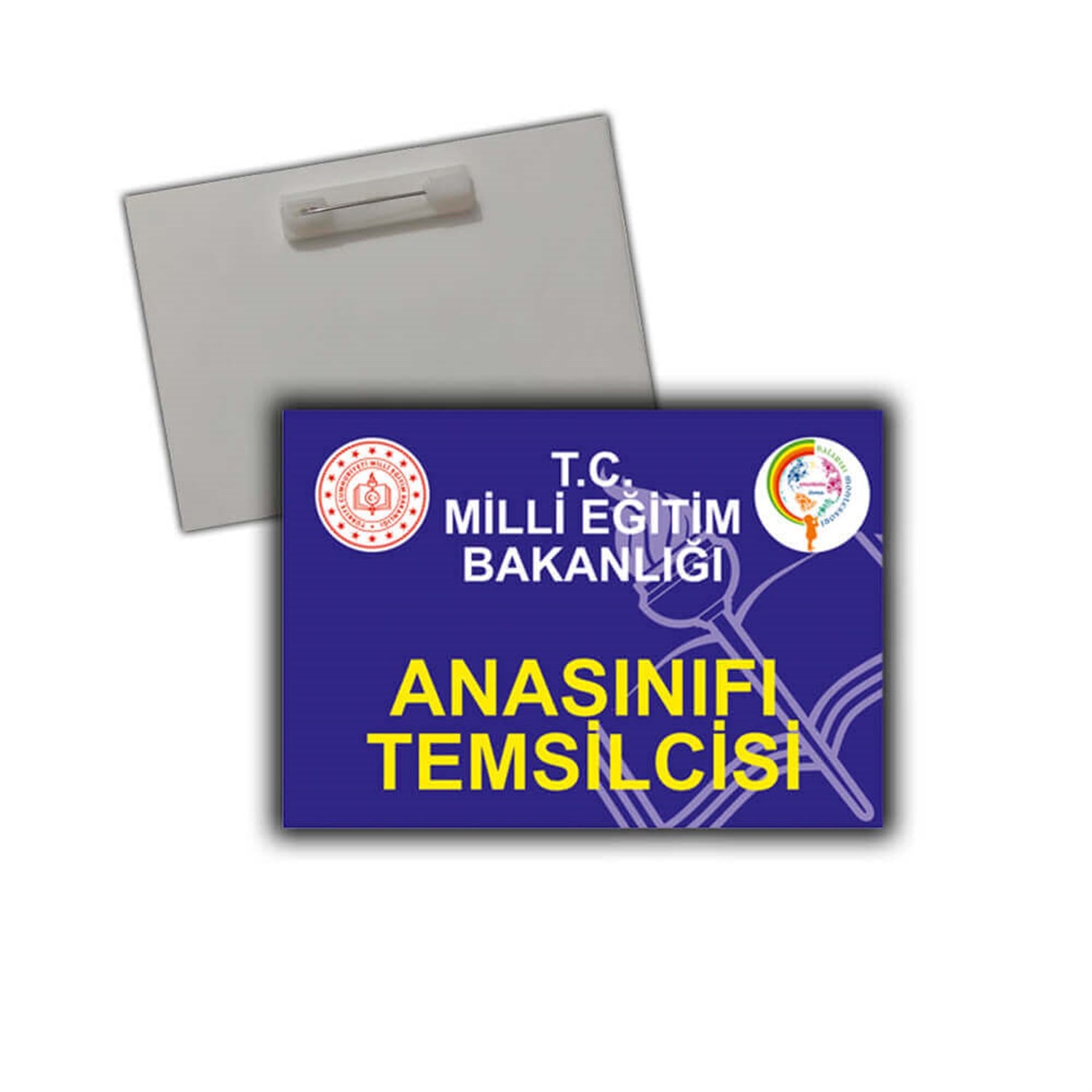Anasınıfı Temsilcisi Kartı (Pvc +broş iğneli)