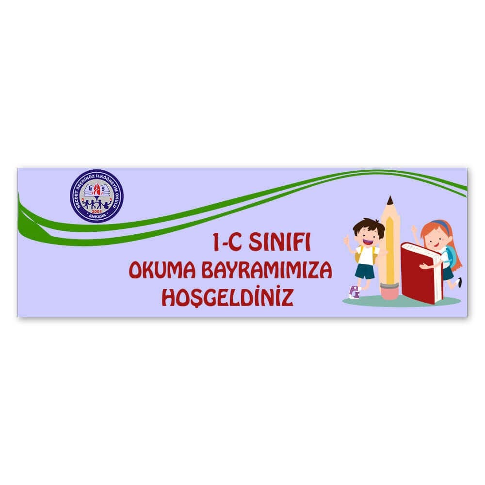 Artık Okuyorum Branda Afiş 1