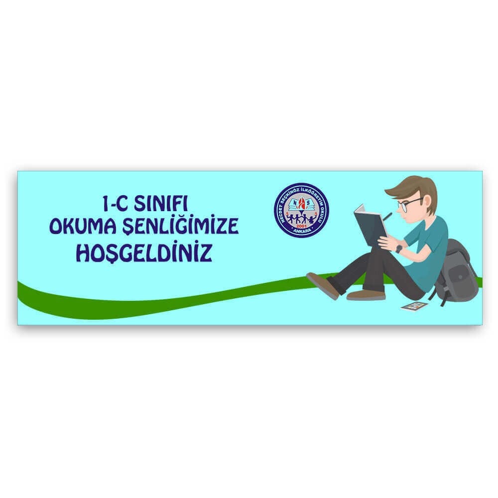 Artık Okuyorum Branda Afiş 3