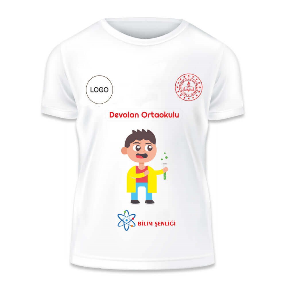 Bilim Fuarı Baskılı Tişört 28