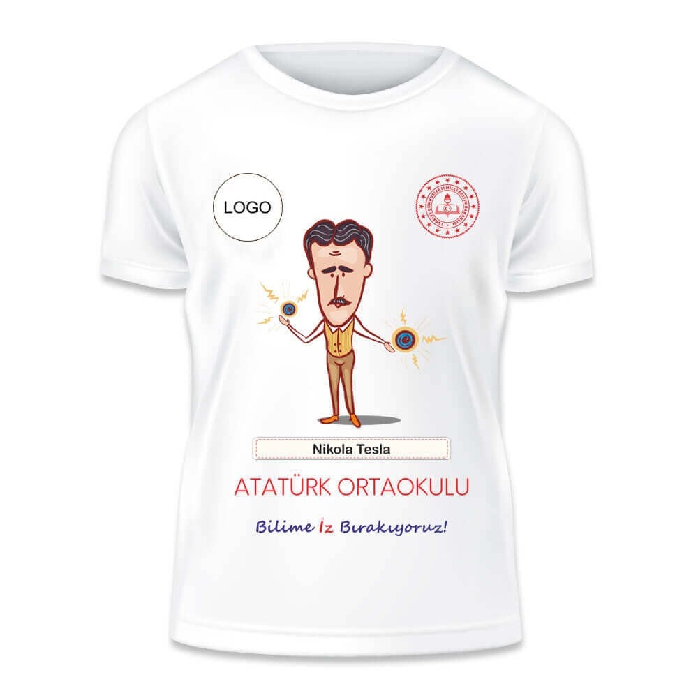 Bilim Fuarı Baskılı Tişört 44
