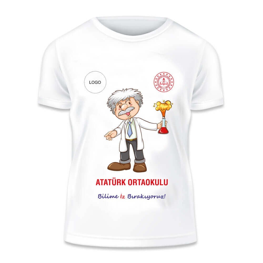 Bilim Fuarı Baskılı Tişört 55