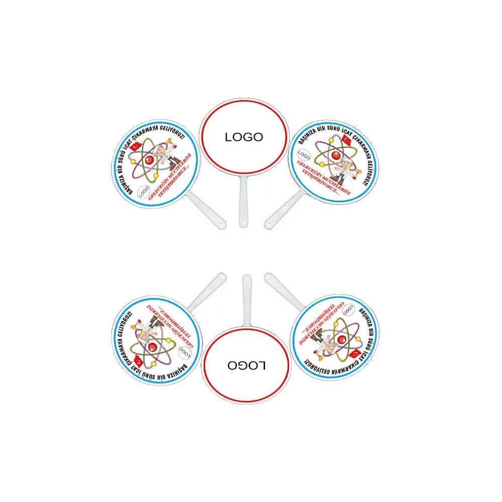 Bilim Fuarı Baskılı Yelpaze