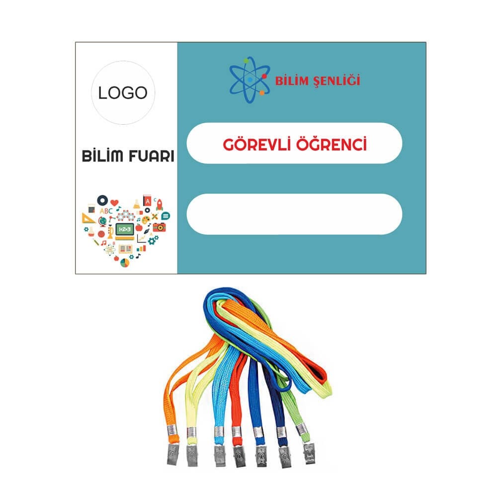 Bilim Fuarı Yaka Kartı 6