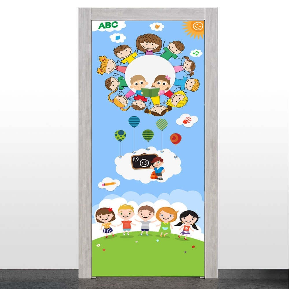 Çocuk Temalı Kapı Giydirme