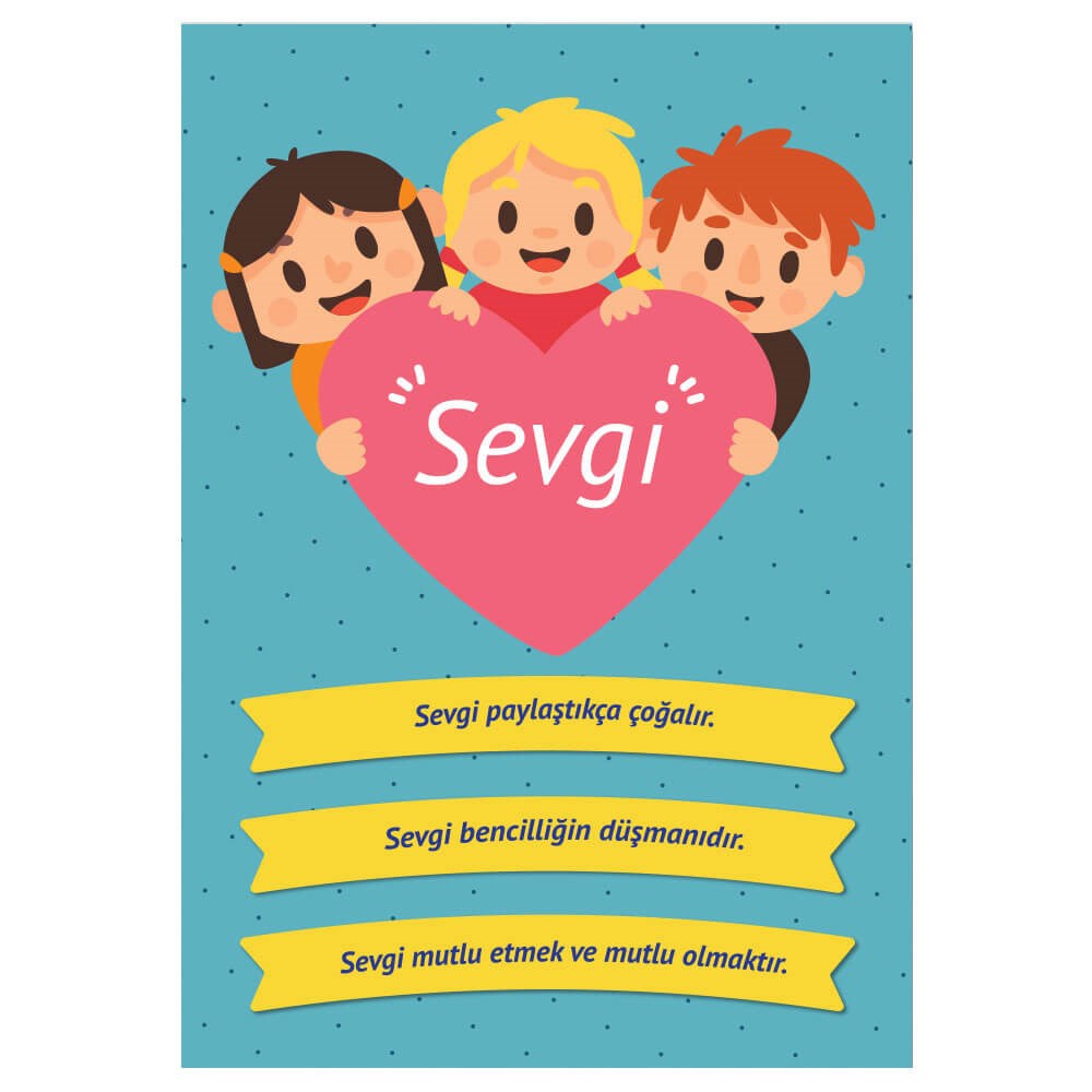 Değerler Eğitimi Afişi (Sevgi)
