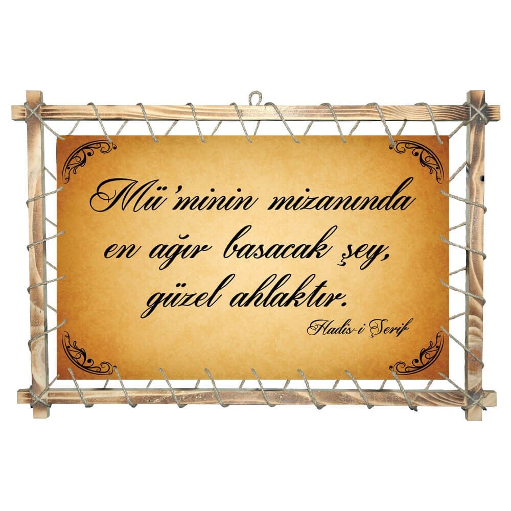 Değerler Eğitimi Tablo - Güzel Ahlak 2