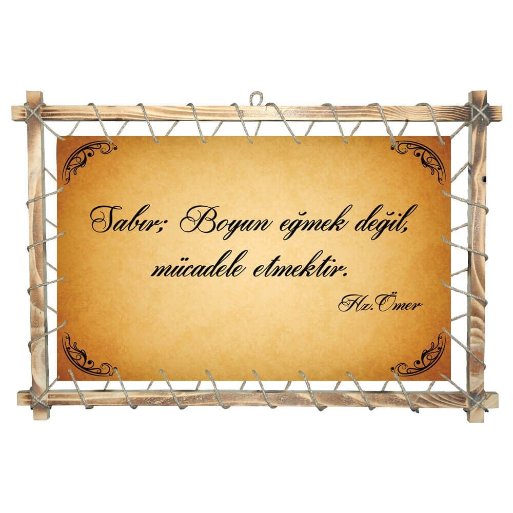 Değerler Eğitimi Tablo - Sabır 3