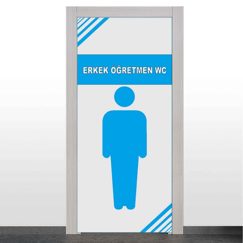 Erkek Öğretmen WC Kapı Giydirme