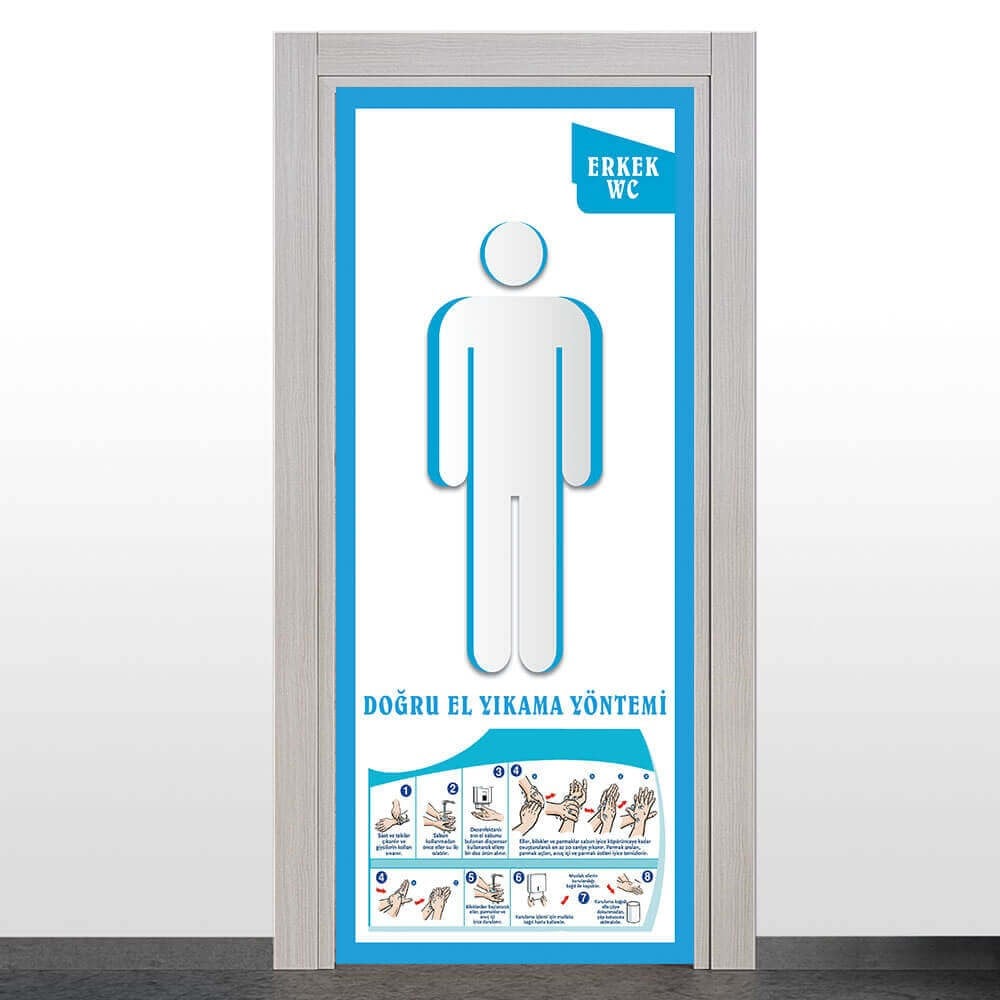 Erkek WC Kapı Giydirme