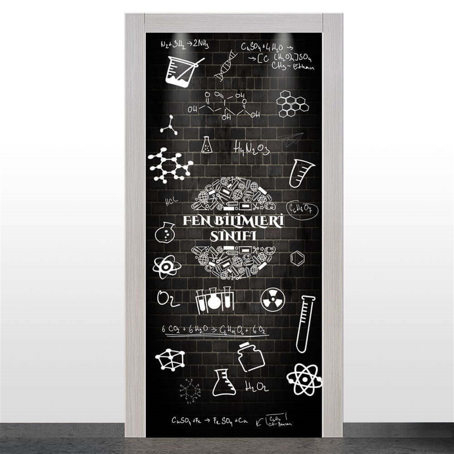 Fen Bilimleri Sınıfı Kapı Giydirme 2