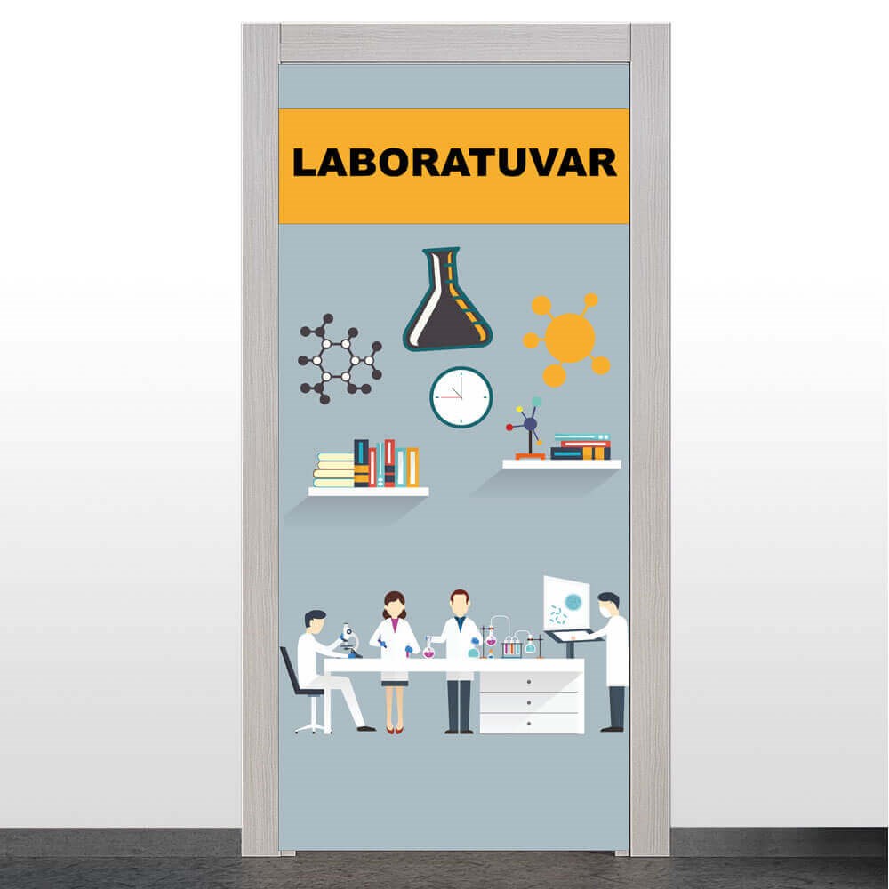 Fen Laboratuvarı Kapı Giydirme