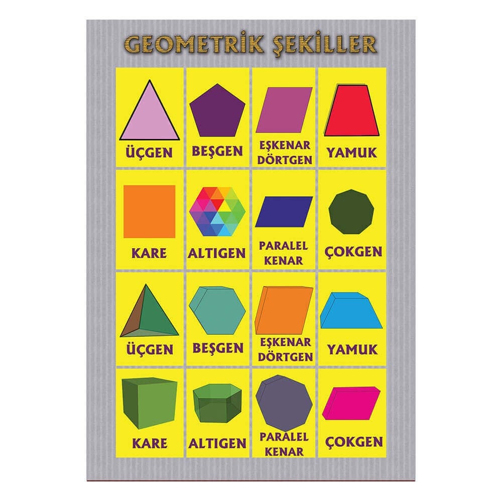 Geometrik Şekiller Afişi 2